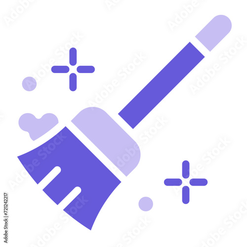 Broom Cleaning Icon of House Cleaning iconset.
