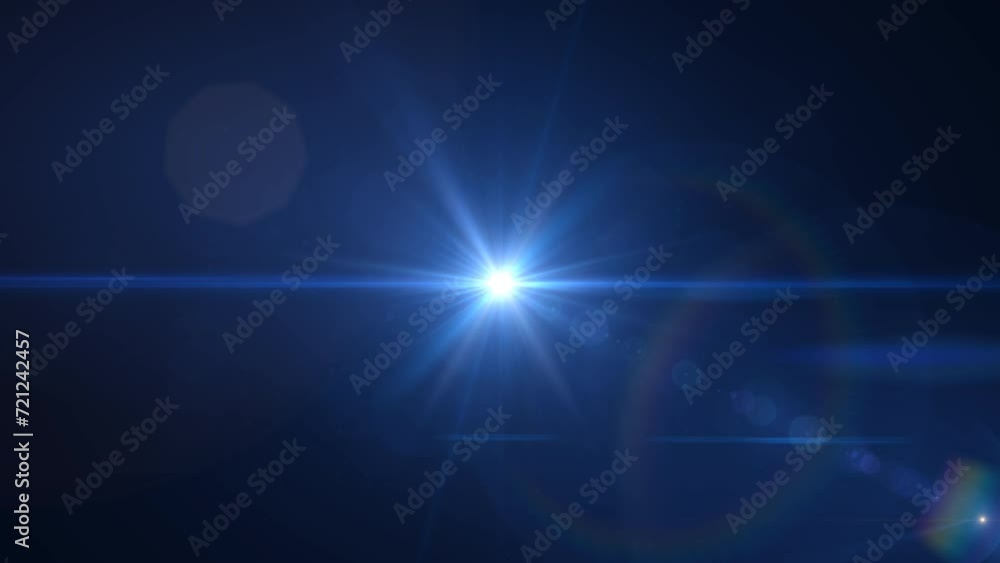 Optical lens flare effect on black backgound Optical lens flare effect on black backgound