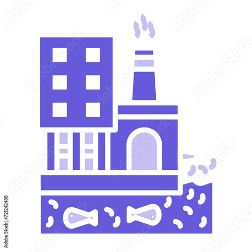 Factory Waste Icon of Pollution iconset.