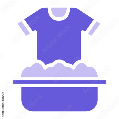Hand Washing Clothes Icon of House Cleaning iconset.