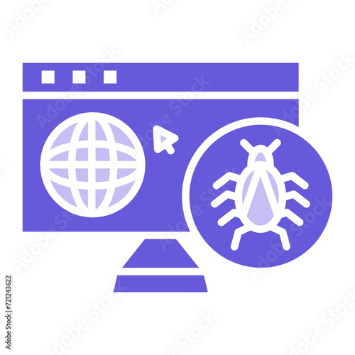 Website Bug Icon of Computer Programming iconset.