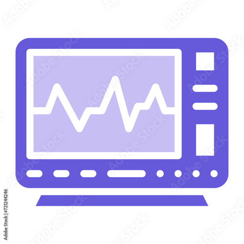 Electrocardiogram Icon of Health Checkup iconset.