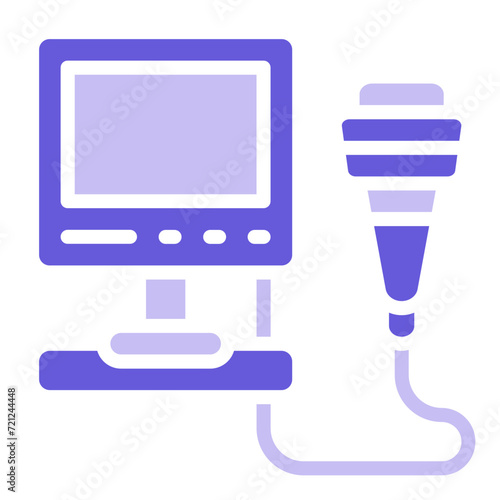 Ultrasonography Icon of Health Checkup iconset.