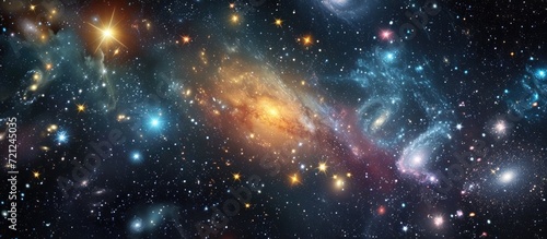 Cosmic illustration of a vast, star-filled universe.