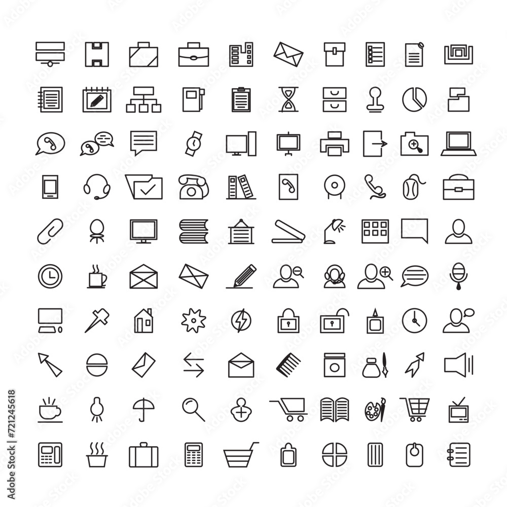Computer IT and ui technology icon concept Computer IT and ui technology icon concept
