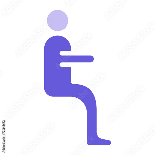 Squat Icon of Workout App iconset.