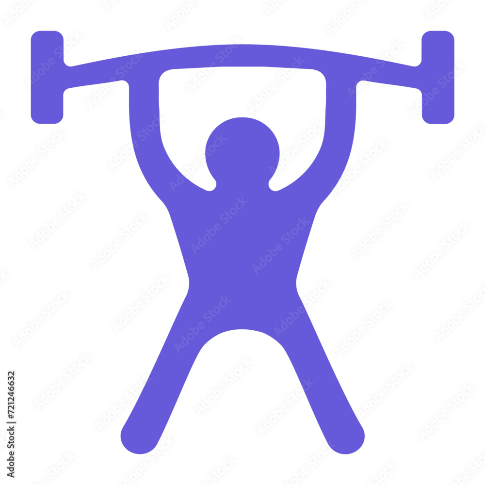 Weight Lifting Person Icon of Physical Fitness iconset. Weight Lifting Person Icon of Physical Fitness iconset.