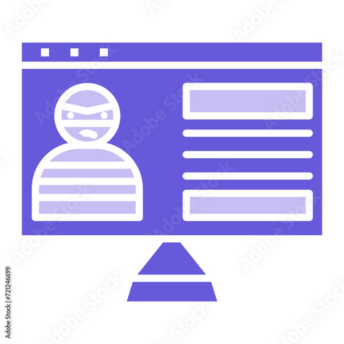 Criminal Database Icon of Crime and Law iconset.