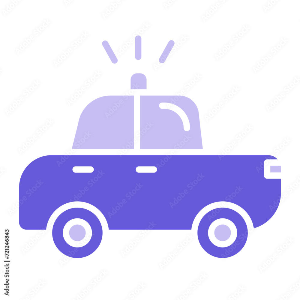Police Car Icon of Crime and Law iconset.