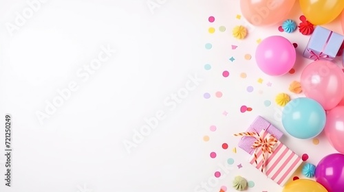 Valentine's background, party, caramel candies and marshmallows on a pink background. Flat lay, top view, copy space