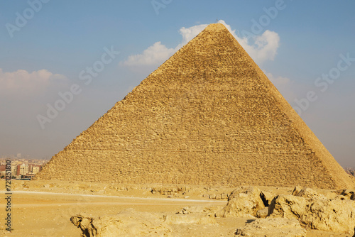 very nice footage of pyramid of giza pyramid
