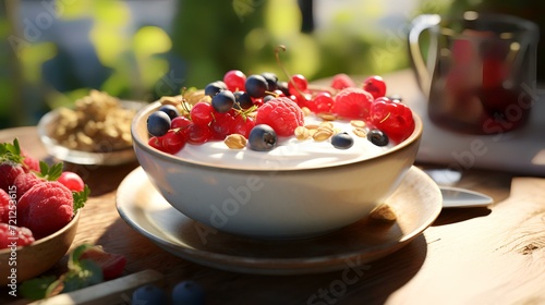 Greek Yogurt and Berry Breakfast Bowl - Generati

 photo