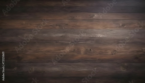 Dark varnished fir wood 