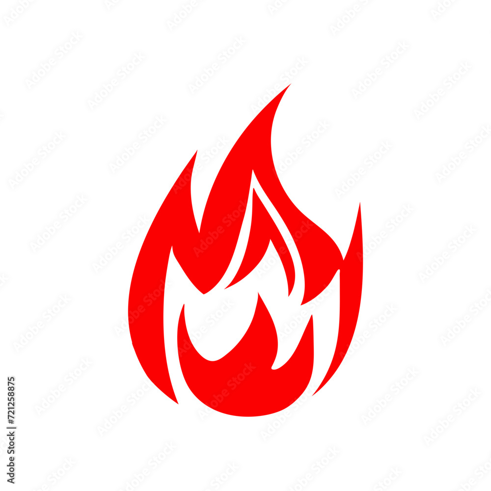 Red Fire Icon Red Fire Icon