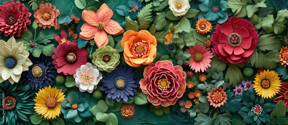 Floral nature crafts in full bloom Floral nature crafts in full bloom