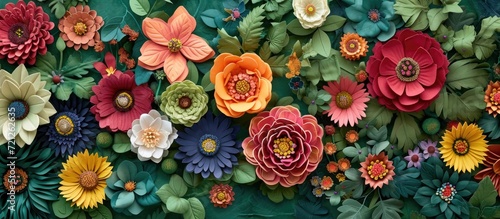 Floral nature crafts in full bloom photo