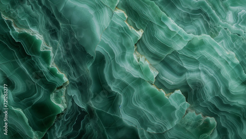 Luxurious Depths: Oriental Green Marble Texture