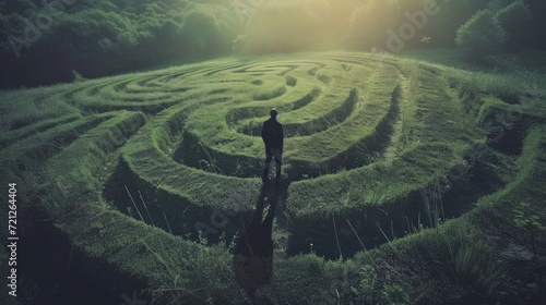 Vulnerable mental health  maze like state of mind  self discovery and labyrinth of your emotions