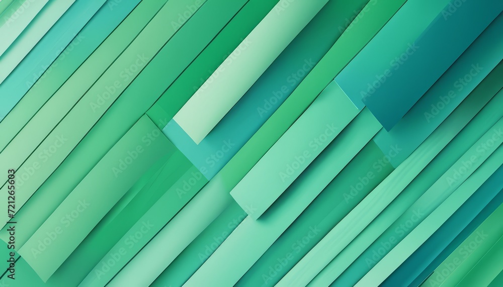 Fototapeta premium A green and blue striped wallpaper
