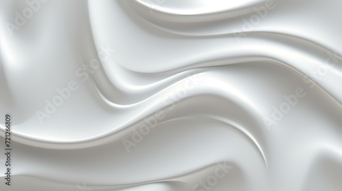 Soft Milk White Wave Background with a Subtle