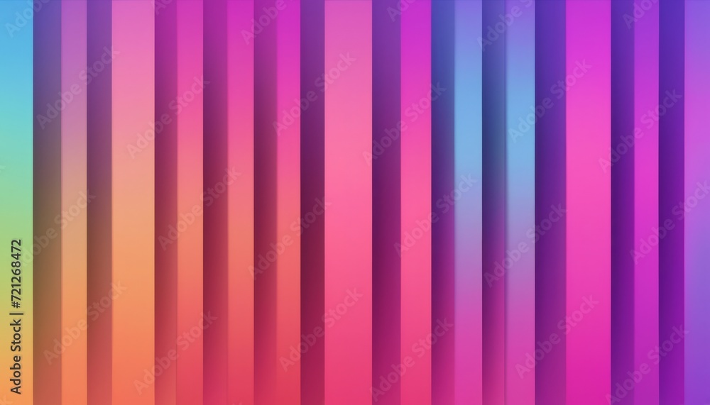 Obraz premium A rainbow colored wall of squares