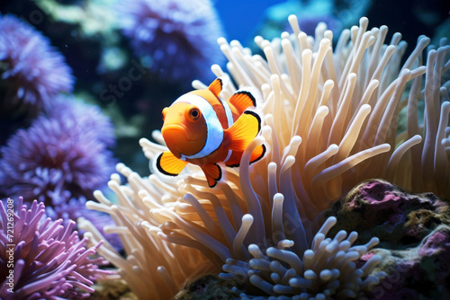 Anemone-a clown fish  Amphiprion percula 15