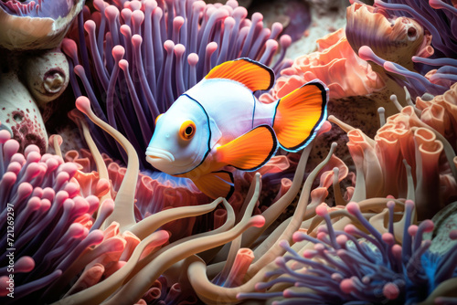 Anemone-a clown fish (Amphiprion percula)19