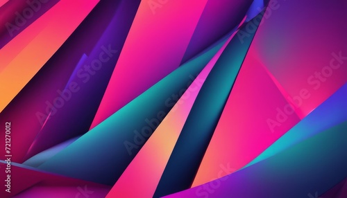 A colorful abstract artwork with purple, blue, and orange colors
