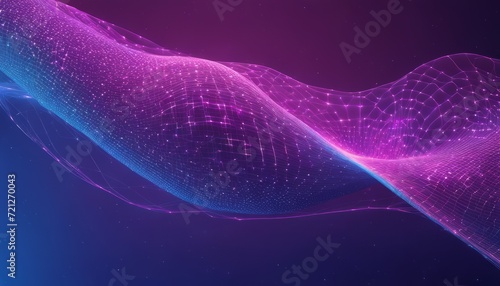 A purple and pink digital wave