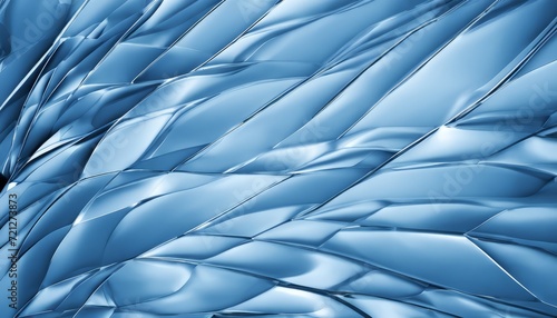 A blue and white abstract image of a wave