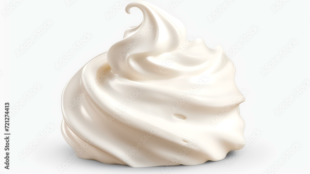 Whipped cream isolated on transparent or white
Whipped cream isolated on transparent or white