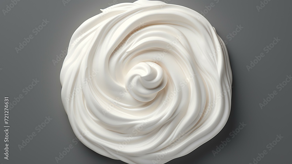 Whipped cream top view. Generate Ai 8k realist
Whipped cream top view. Generate Ai 8k realist