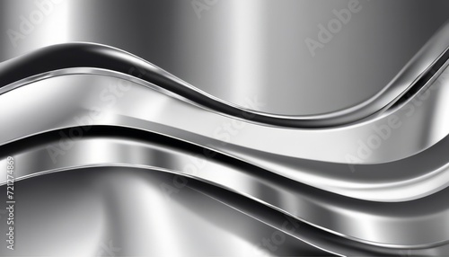A silver metal sheet with a wavy pattern
