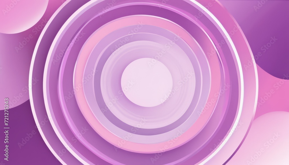 A purple circle with a white center