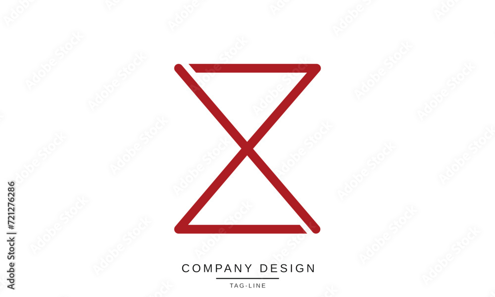 ZX, XZ, Abstract Letters Logo Monogram ZX, XZ, Abstract Letters Logo Monogram