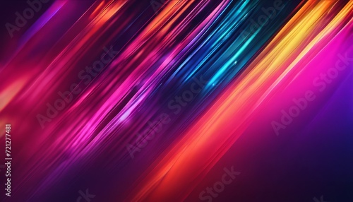A colorful rainbow with a blurry background