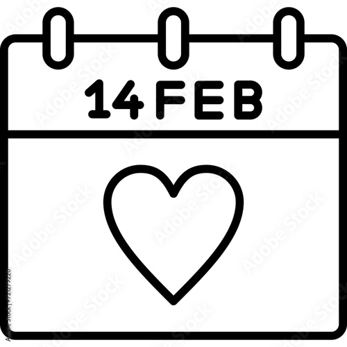 14 feb valentine day  Icon