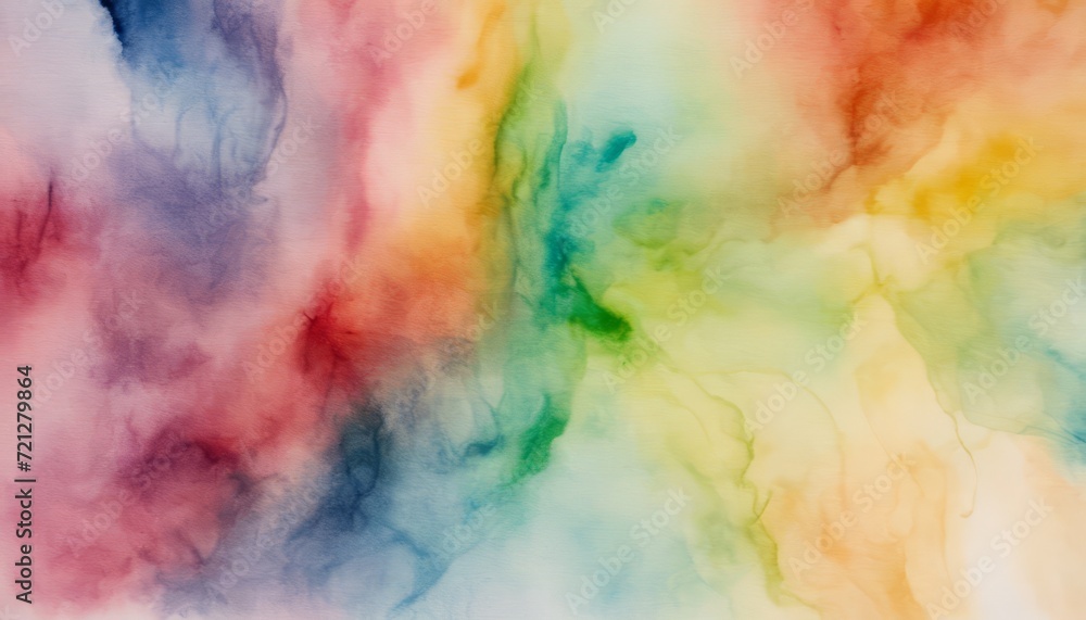 A colorful blurry background with red, blue, green, yellow and orange