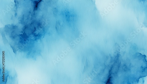 A blue cloudy sky with a white background photo