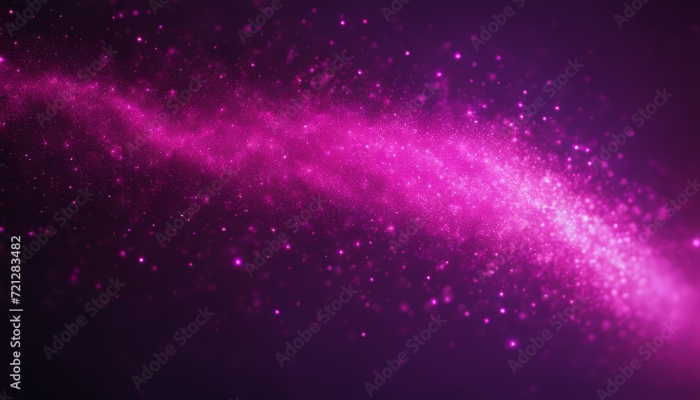 A purple nebula with stars in the background