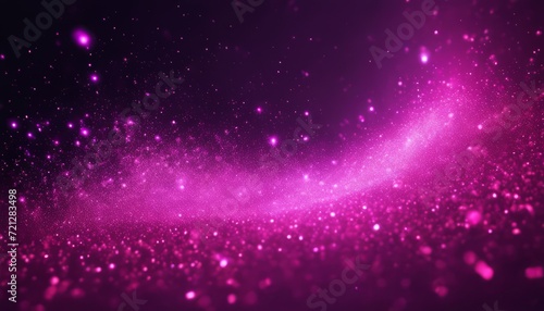 A purple nebula with stars in the background