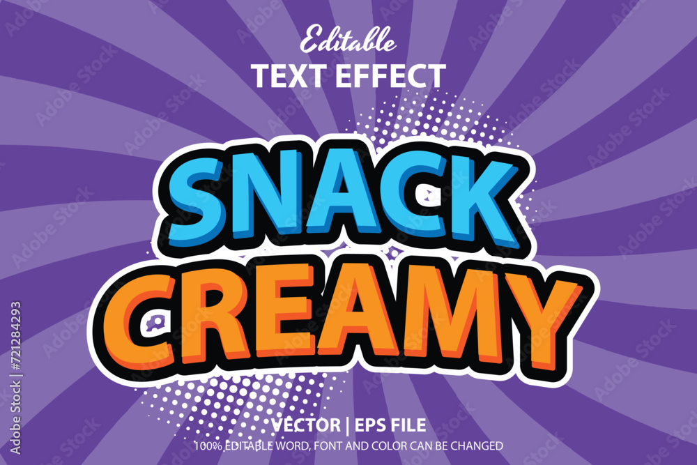 Vector editable 3D text effect template with bright and modern colors. Perfect for sweets, chocolate, ice cream. waffles or cake. Vector editable 3D text effect template with bright and modern colors. Perfect for sweets, chocolate, ice cream. waffles or cake.