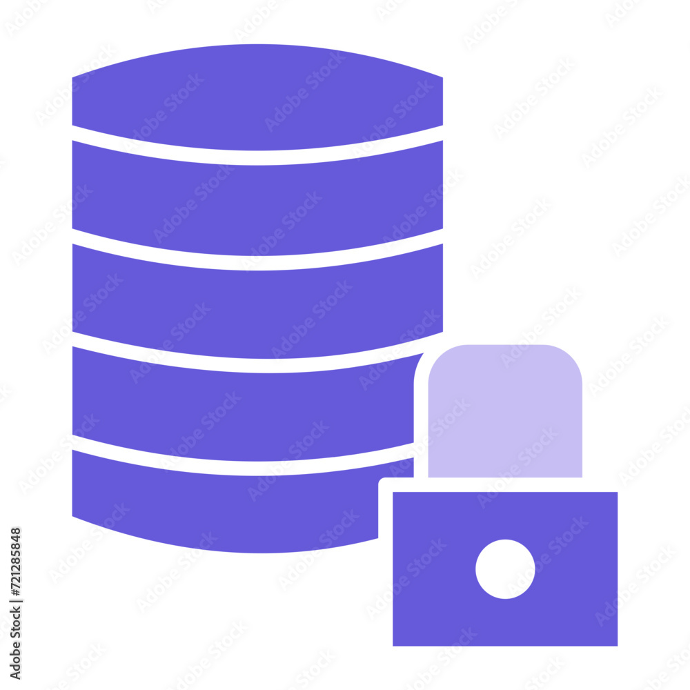 Database Lock Icon of Web Hosting iconset. Database Lock Icon of Web Hosting iconset.