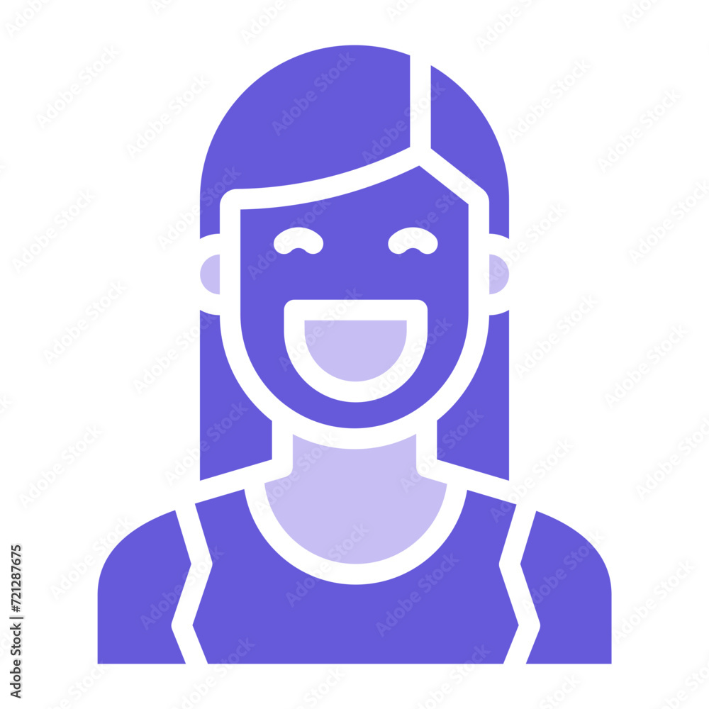 Smiling Women Icon of Dental Care iconset.