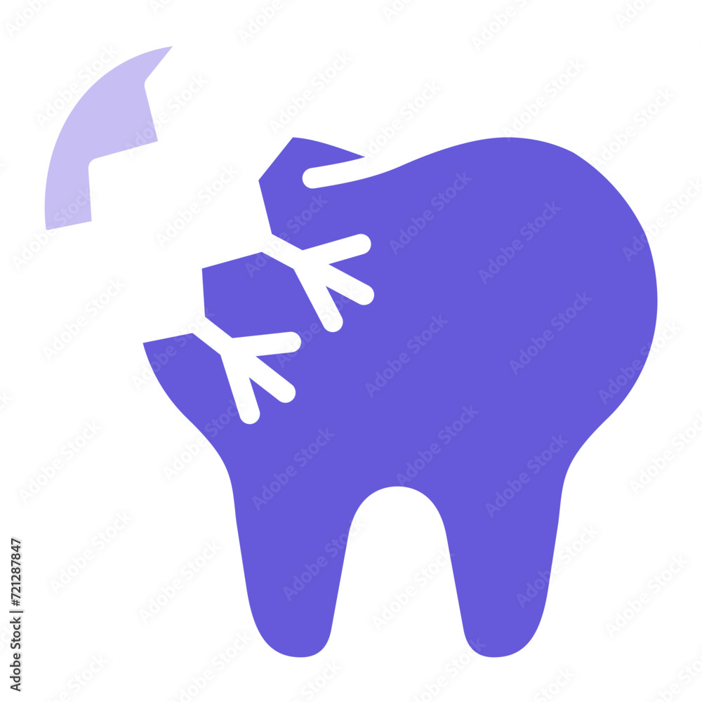 Broken Tooth Icon of Dental Care iconset.