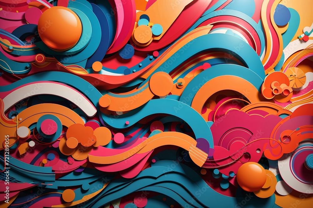 Modern abstract high-speed movement, created by ai generated Modern abstract high-speed movement, created by ai generated