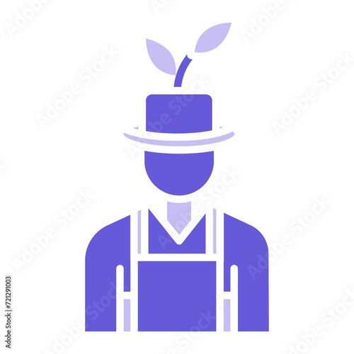 Male Farmer Icon of Village iconset.