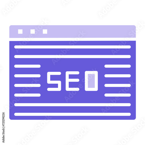 Website SEO Icon of SEO and SEM iconset.