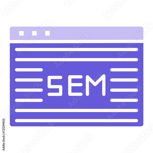 SEM Icon of SEO and SEM iconset.