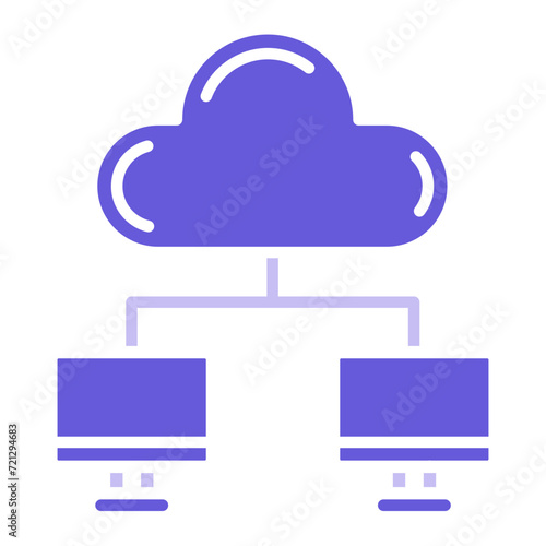 Cloud Computing Icon of SEO and SEM iconset.